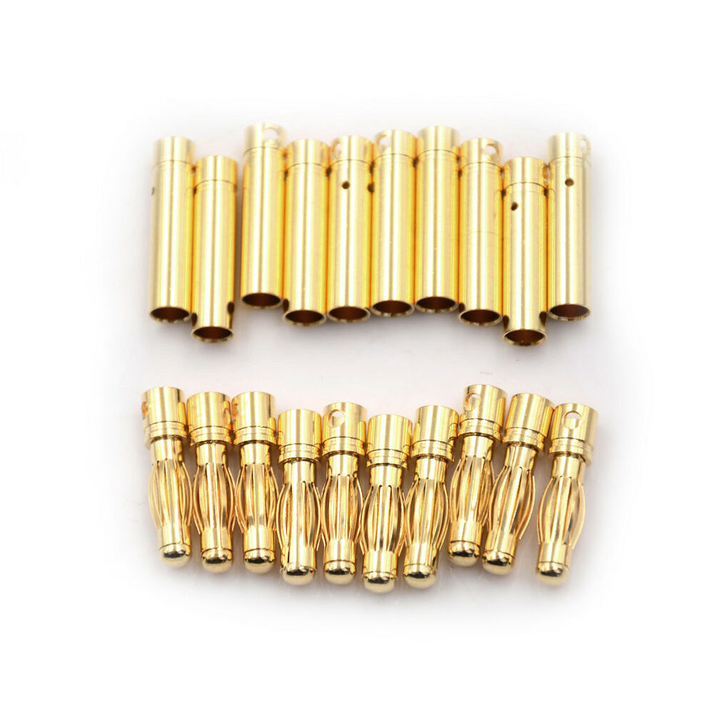 Bullet Connectors, 4mm